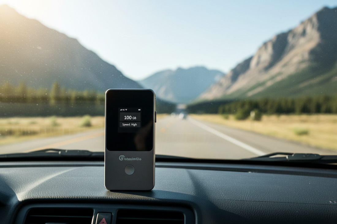 IotesimGlo T8 portable WiFi for road trips
