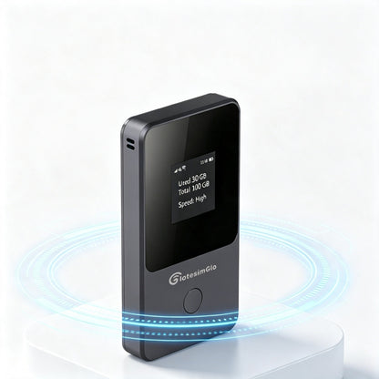 IotesimGlo T8 Pocket WiFi Hotspot — 100GB US Data Plan + Free Device (365 Days, No Contract)
